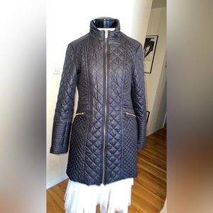 Via Spiga Diamond quilted mid length lightweight jacket M